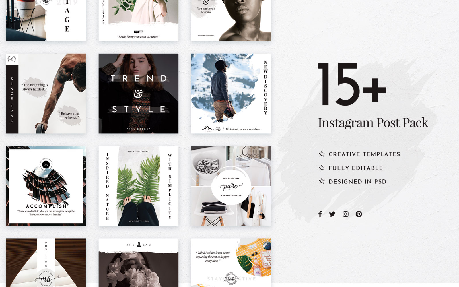 Stylish Instagram Stories Social Media Template