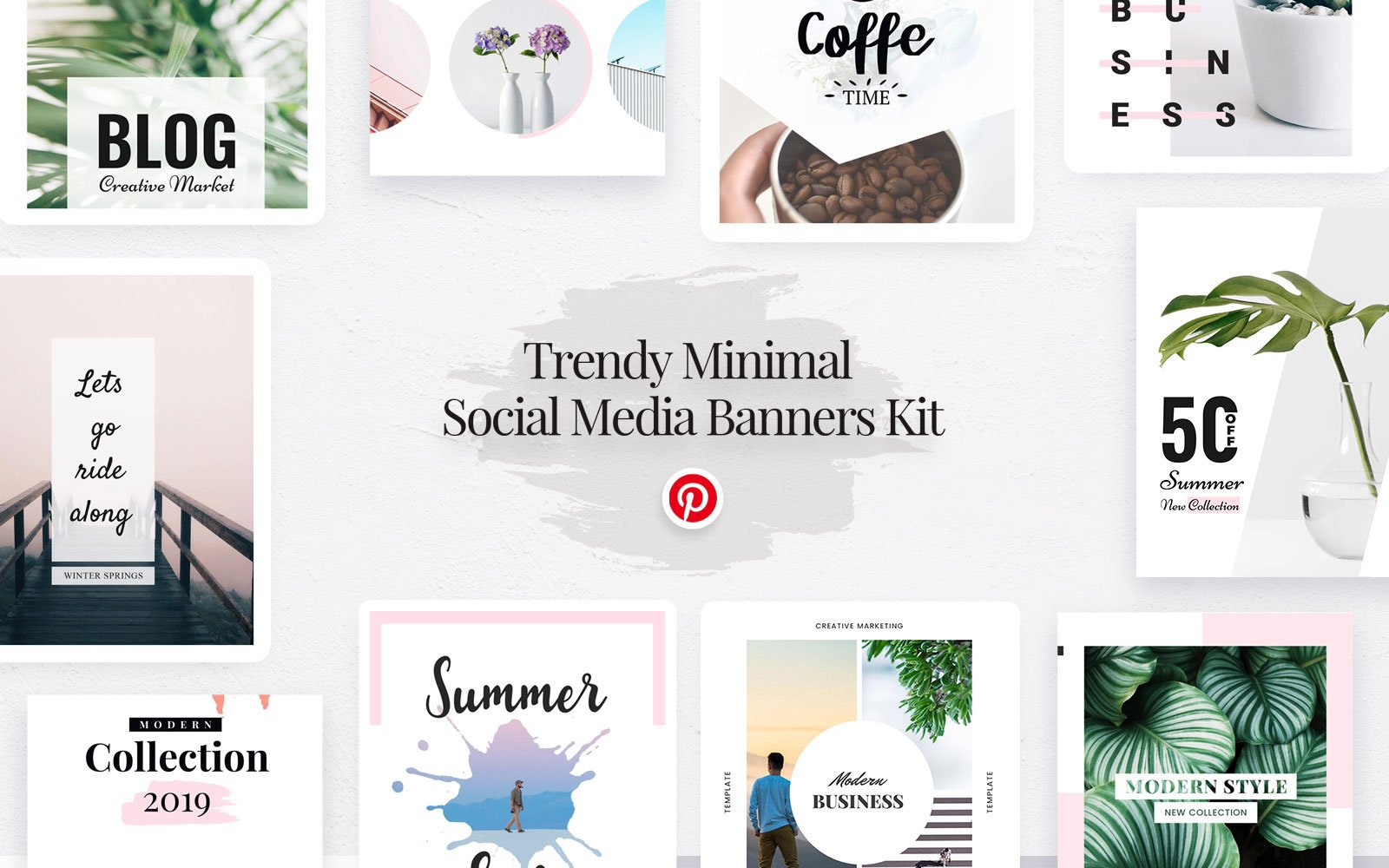 Pinterest Social Media Template