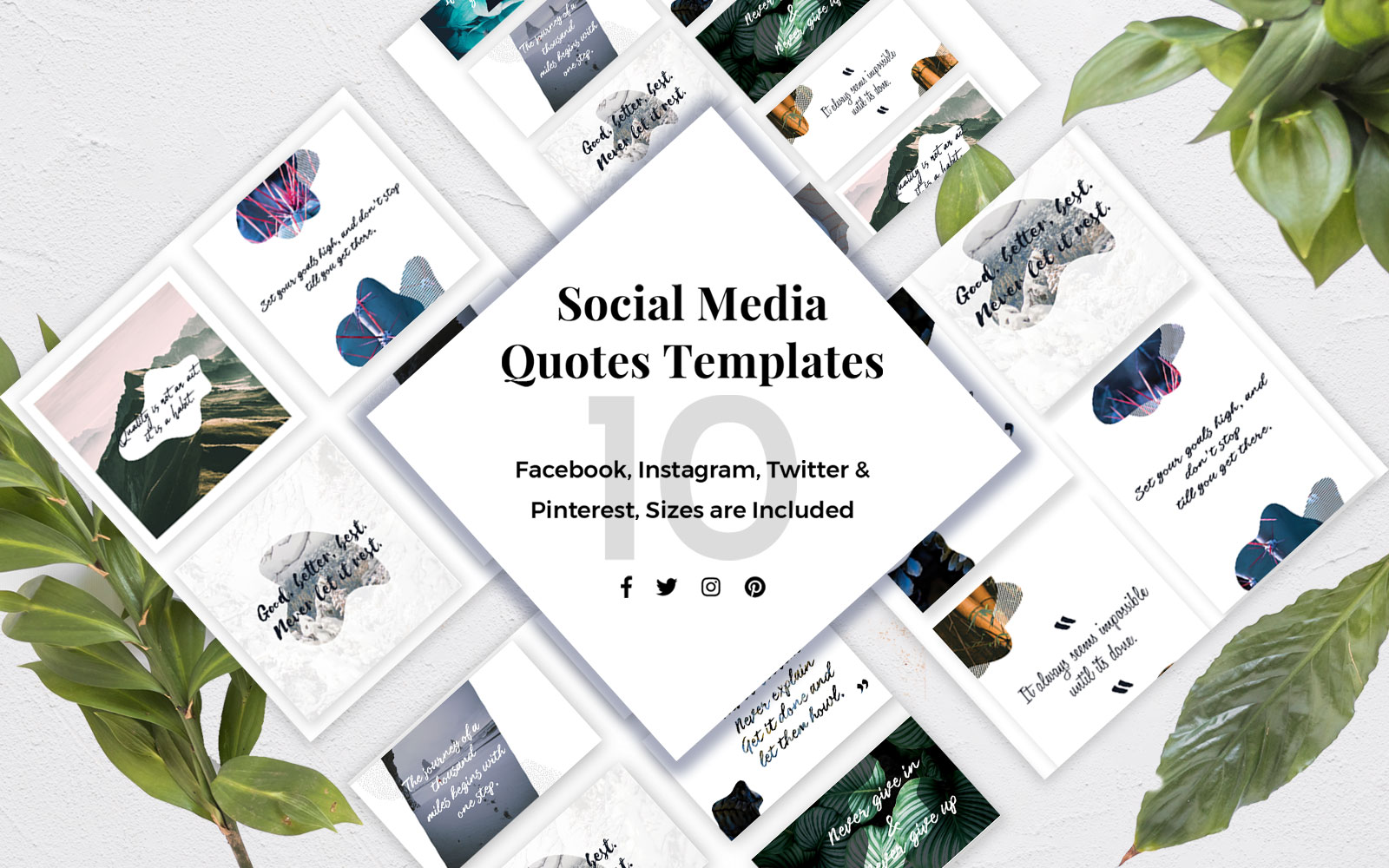 Quotes Trendy Templates for Social Media