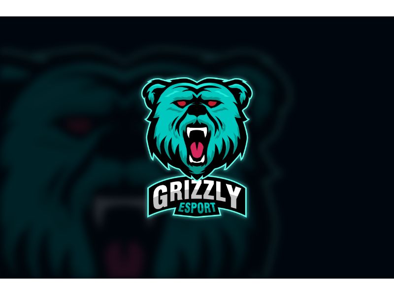 Esport Grizzly Esport Logo Template