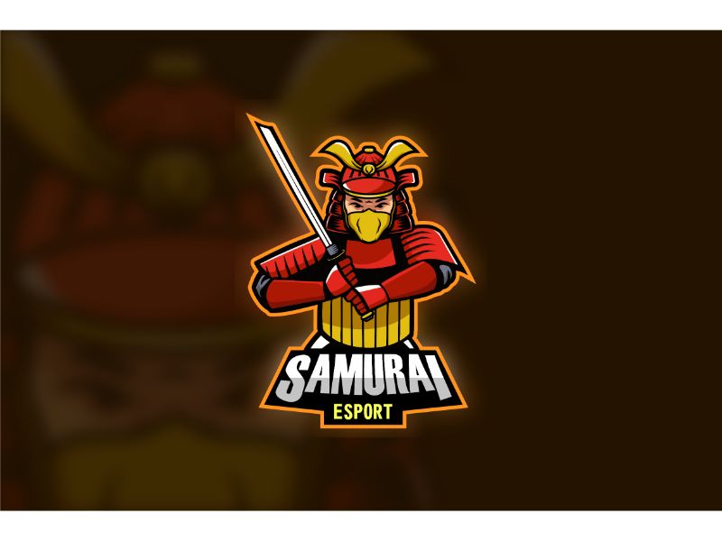 Esport Samurai Esport Logo Template