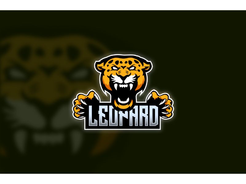 Esport Leopard Logo Template