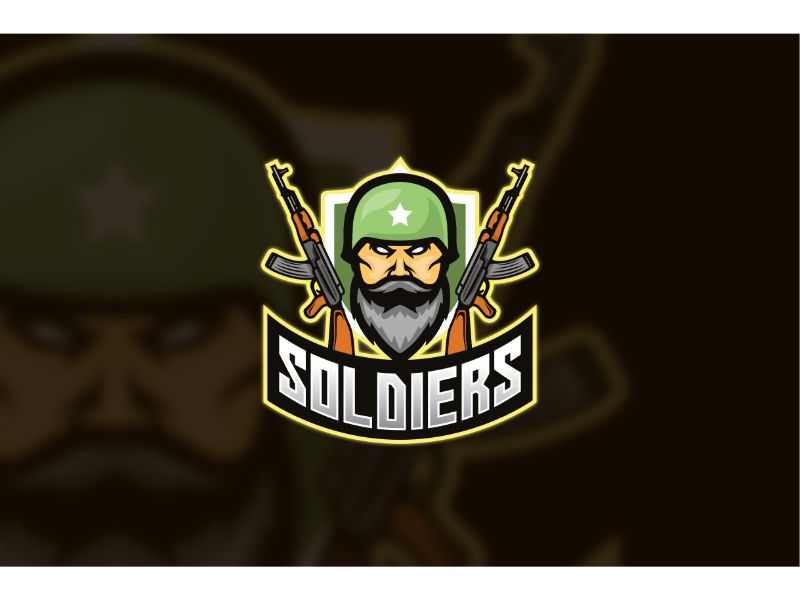 Esport Soldiers Logo Template
