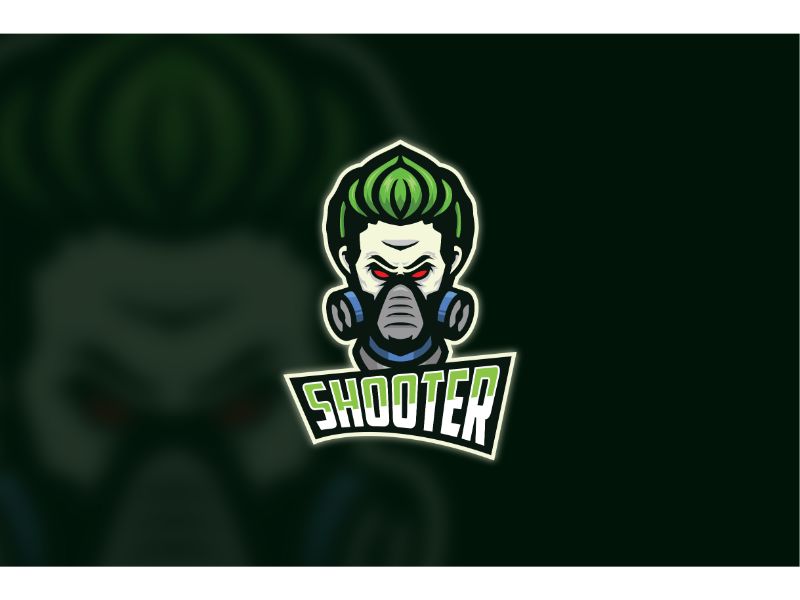 Esport Shooter Logo Template