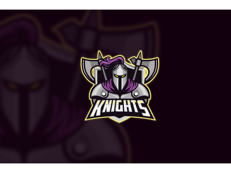 Esport Knights 2 Logo Template