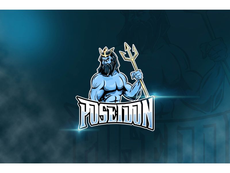 Esport Poseidon Logo Template