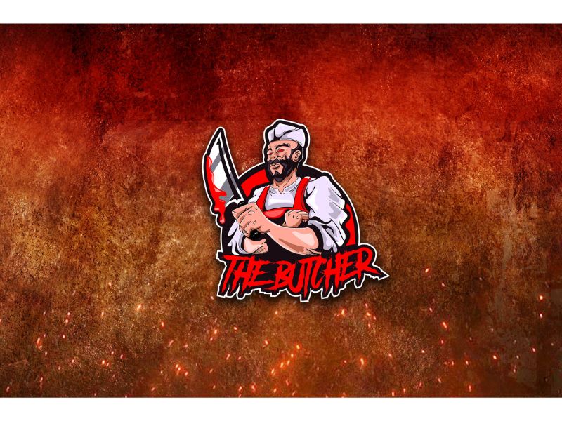 Esport The Butcher Logo Template