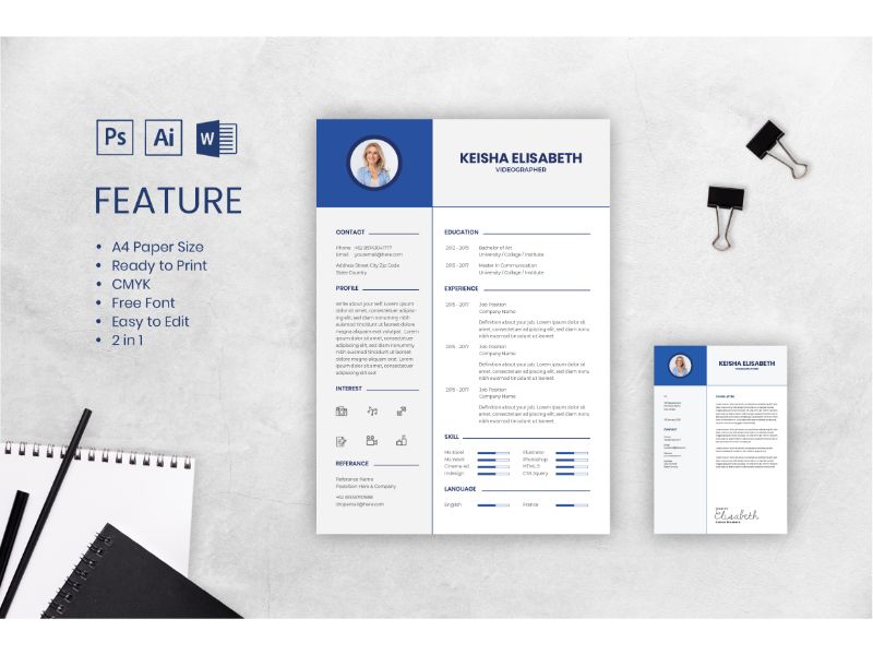 Cv Resume Keisha Elisabeth Resume Template