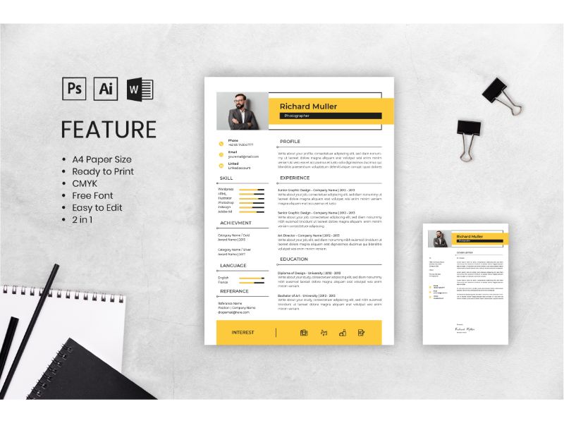 Cv Resume Richard Muller Resume Template