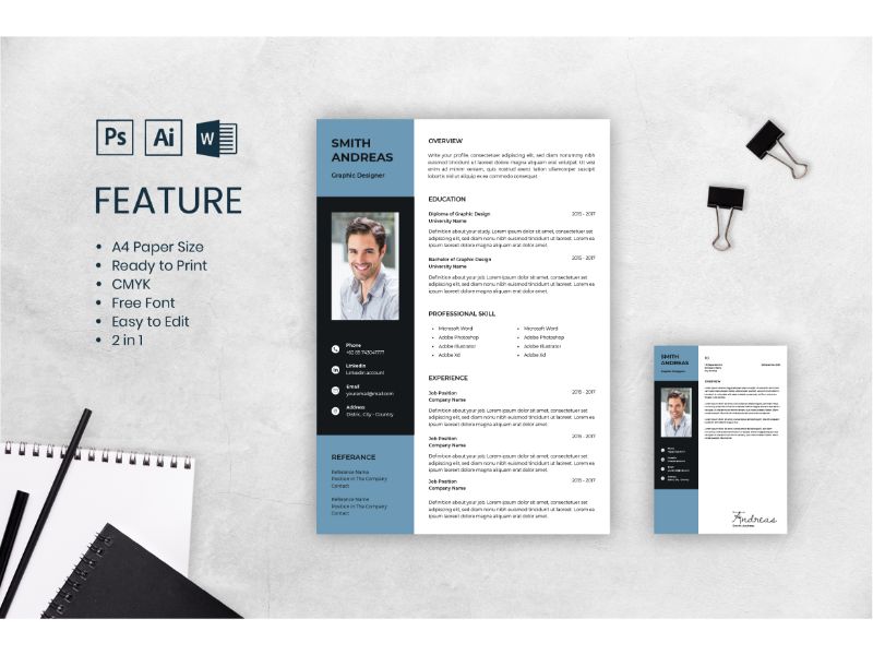 Cv Resume Smith Andreas Resume Template