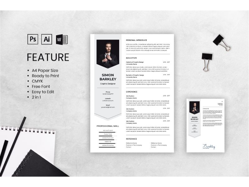 Cv Resume Simon Barkley Resume Template