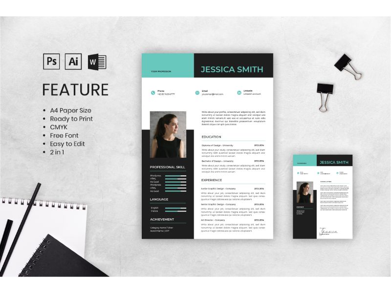 Cv Resume Jessica Smith Resume Template