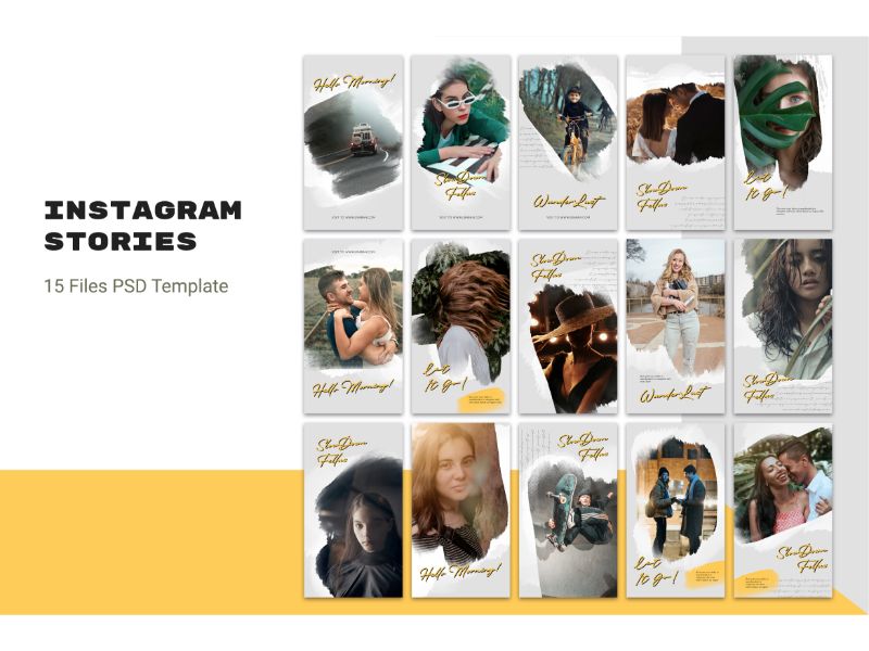 Instagram Stories Hello Morning Social Media Template