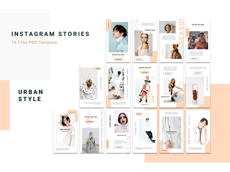 Instagram Stories Urban Style Social Media Template