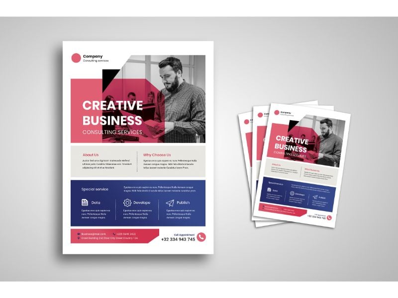 Flyer  Consulting Services - Corporate Identity Template