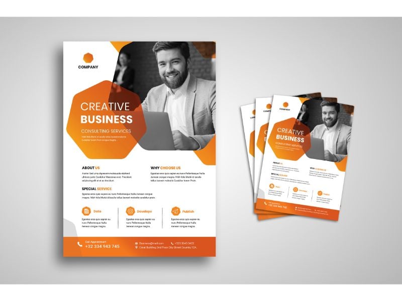 Flyer  Consulting Services 2 - Corporate Identity Template