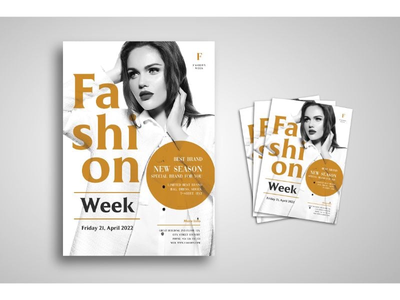 Flyer  Fashion Week - Corporate Identity Template