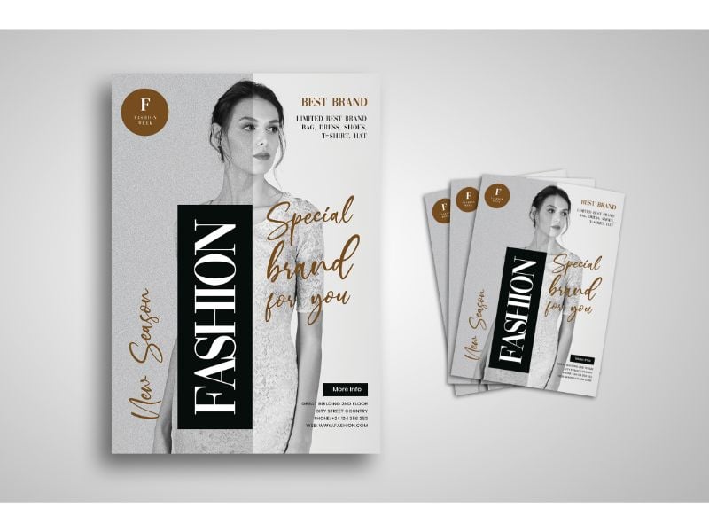 Flyer  Fashion New Season - Corporate Identity Template