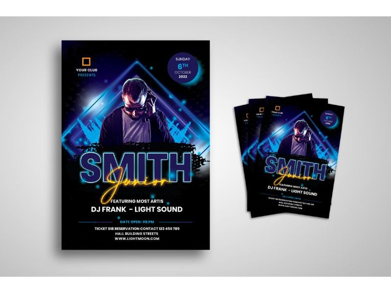 Flyer  Smith Junior - Corporate Identity Template