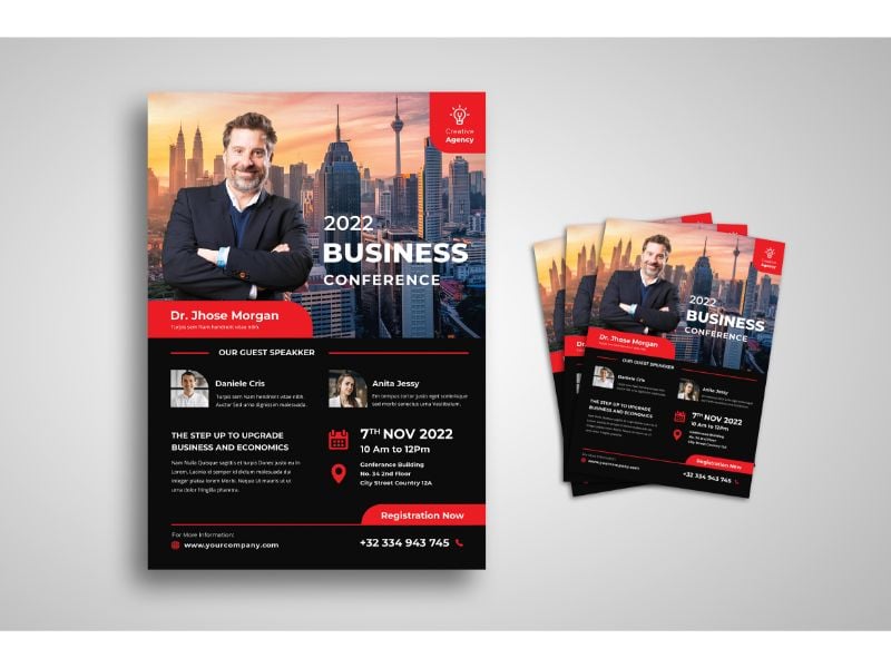 Flyer  Business Conference 2022 - Corporate Identity Template