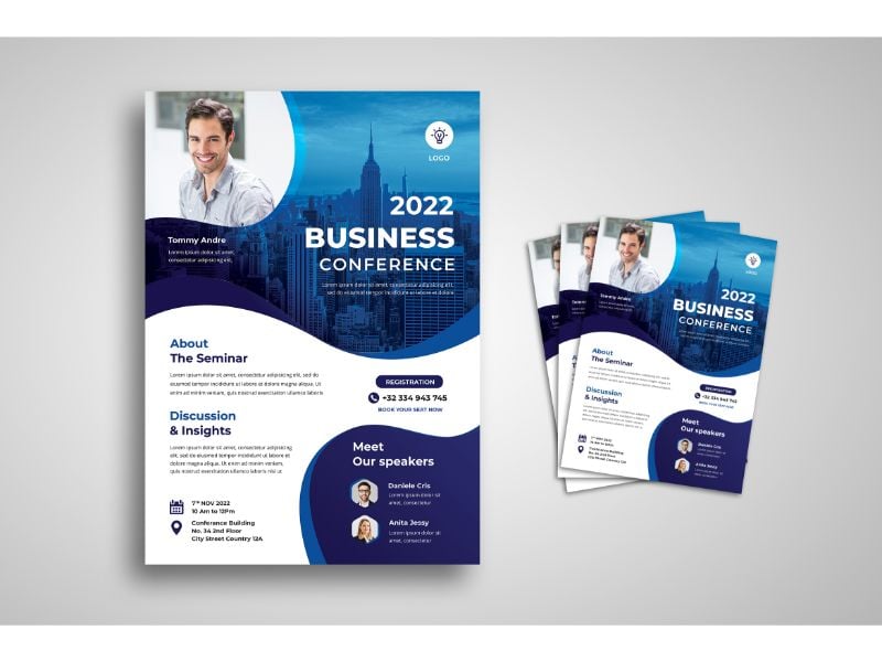 Flyer  Business Conference 2022 v2 - Corporate Identity Template