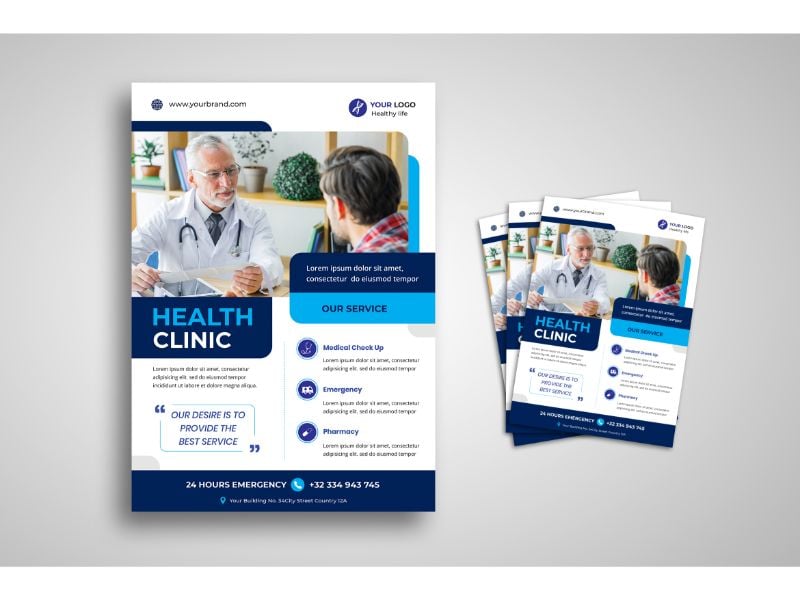 Flyer  Health Clinic 2 - Corporate Identity Template