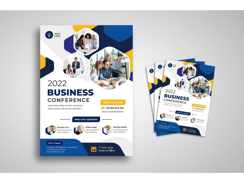 Flyer  Business Conference 2022 V3 - Corporate Identity Template