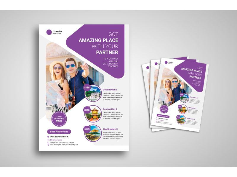 Flyer  Traveler - Corporate Identity Template