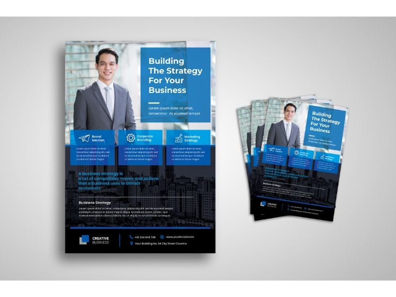 Flyer  Business Strategy 2 - Corporate Identity Template