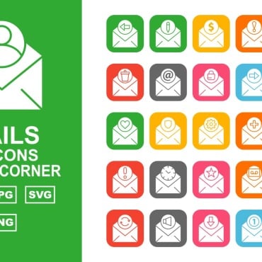 Cross Email Icon Sets 155507