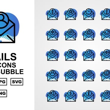 Cross Email Icon Sets 155509
