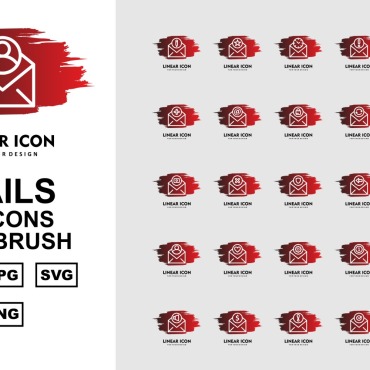 Cross Email Icon Sets 155511