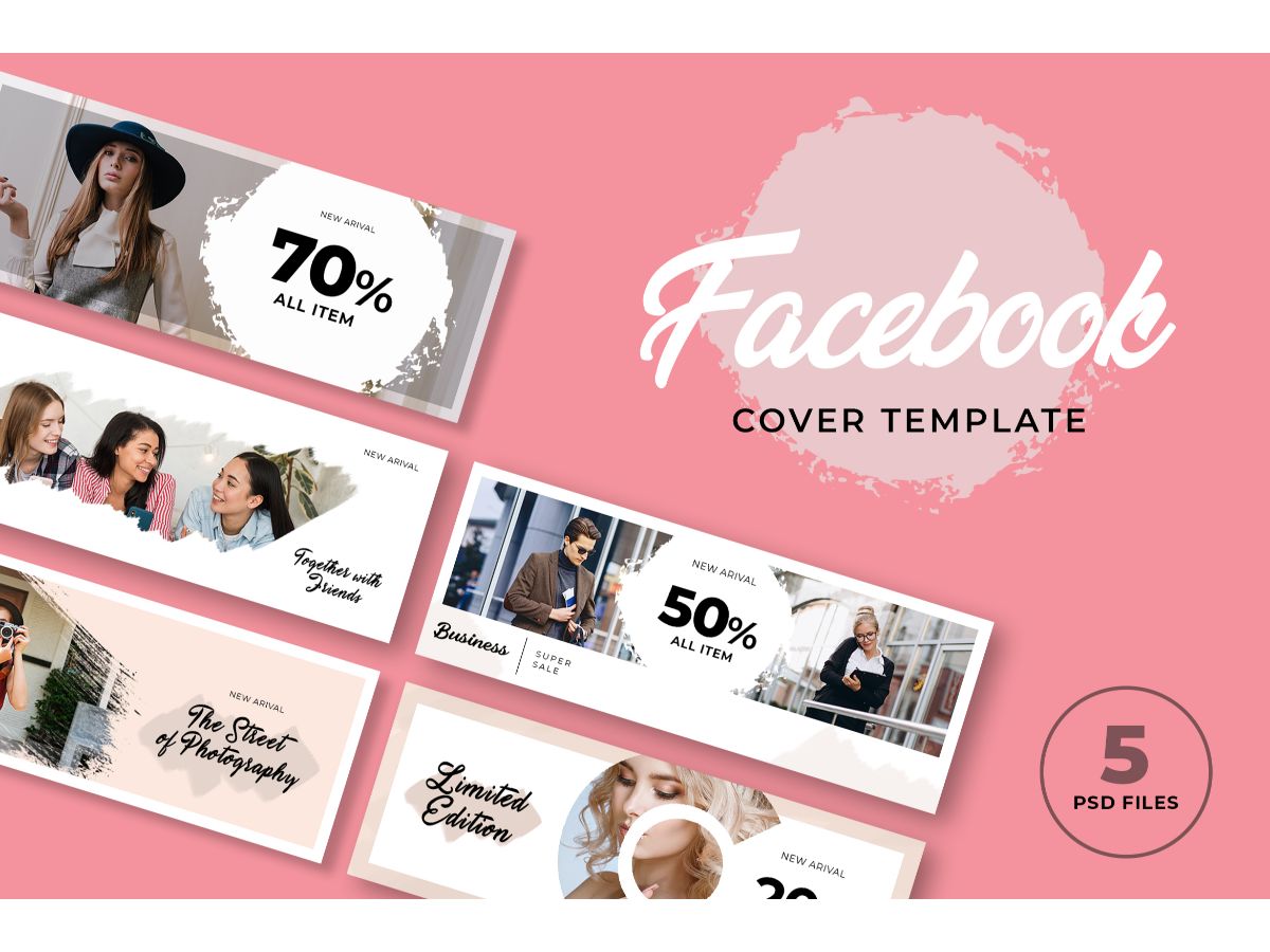 Facebook Template Fashion for Social Media