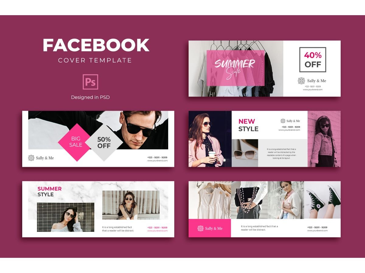 Facebook Template Summer Sale for Social Media