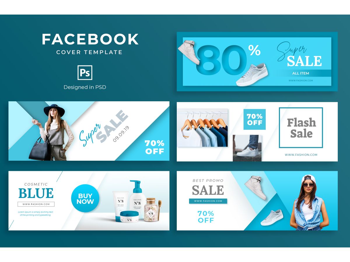 Facebook Template Super Sale for Social Media