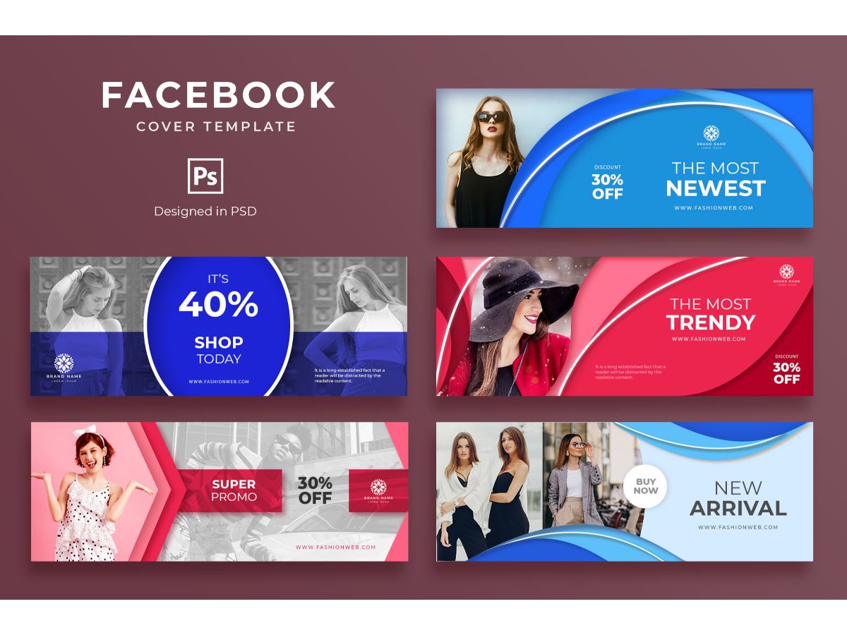 Facebook Template New Arrival Fashion for Social Media