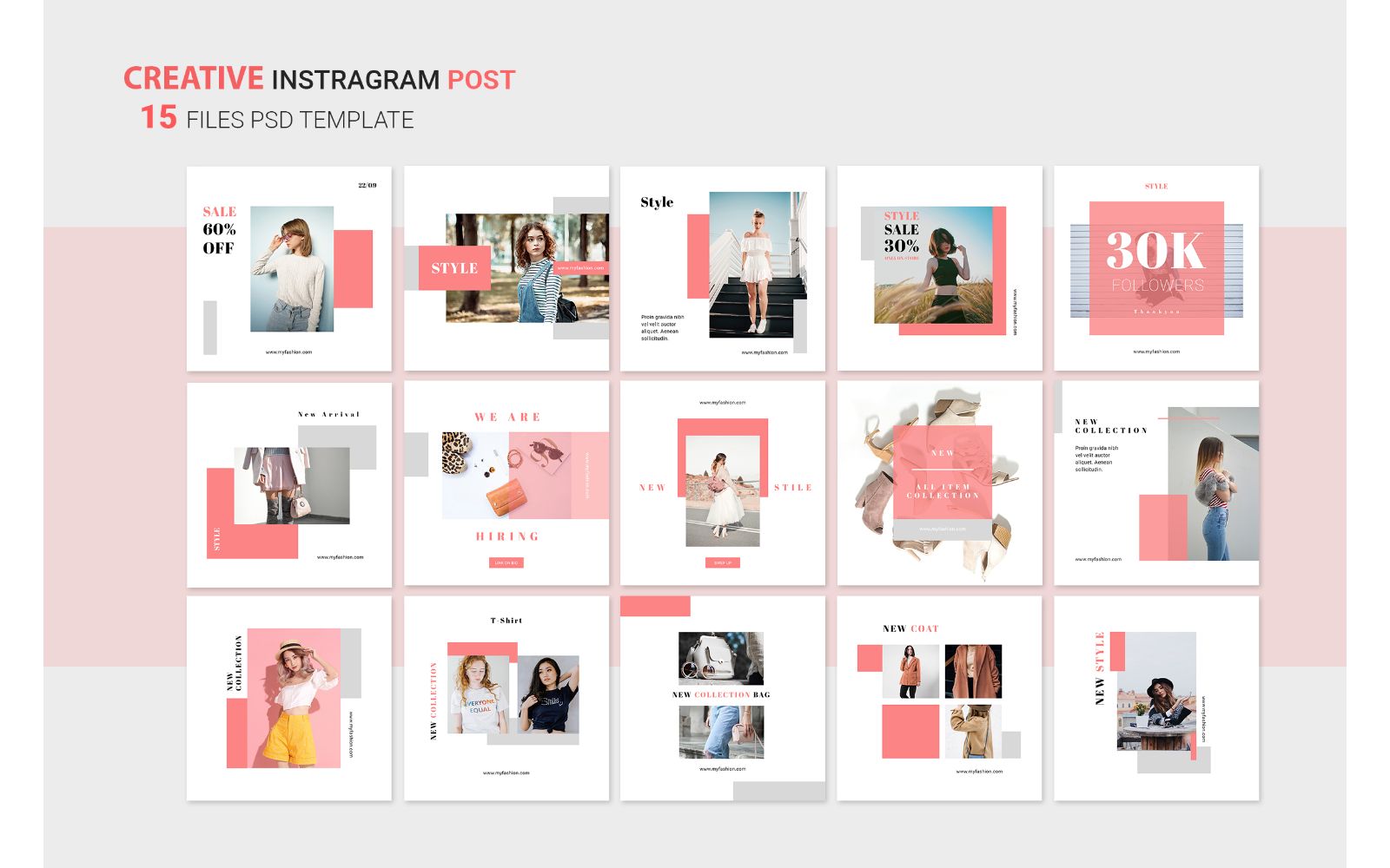 Instagram Template Beauty Fashion for Social Media