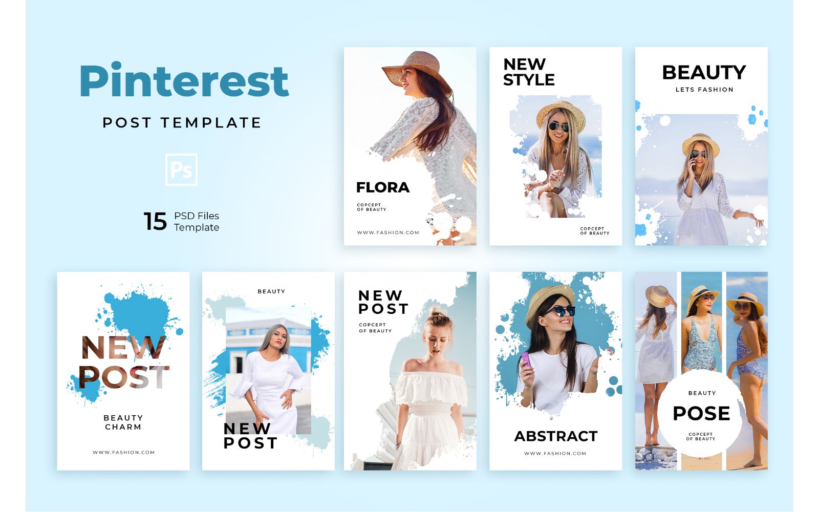 Pinterest Women Fashion Social Media Template