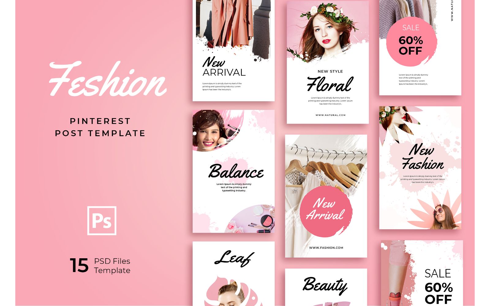 Pinterest Feshion Social Media Template