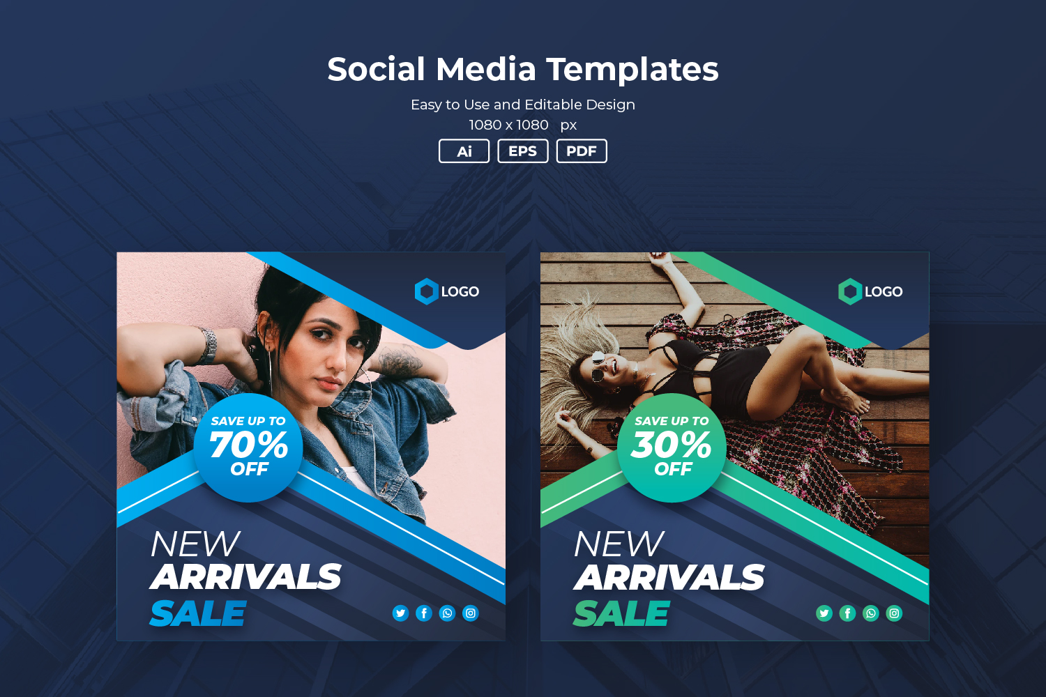 Creative Pack Banners Social Media Template
