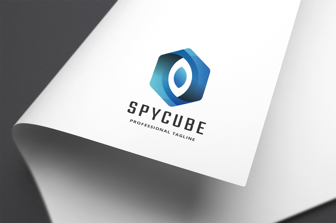 Spy Cube Logo Template