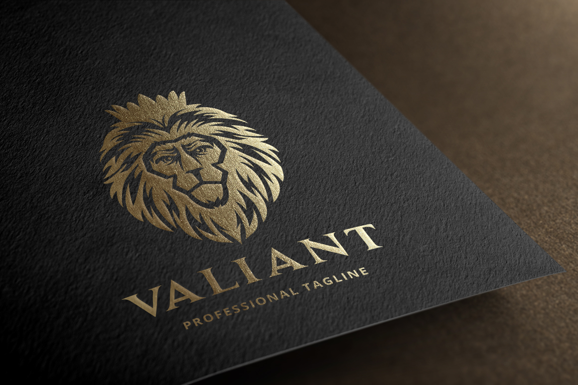 Valiant Lion Logo Template