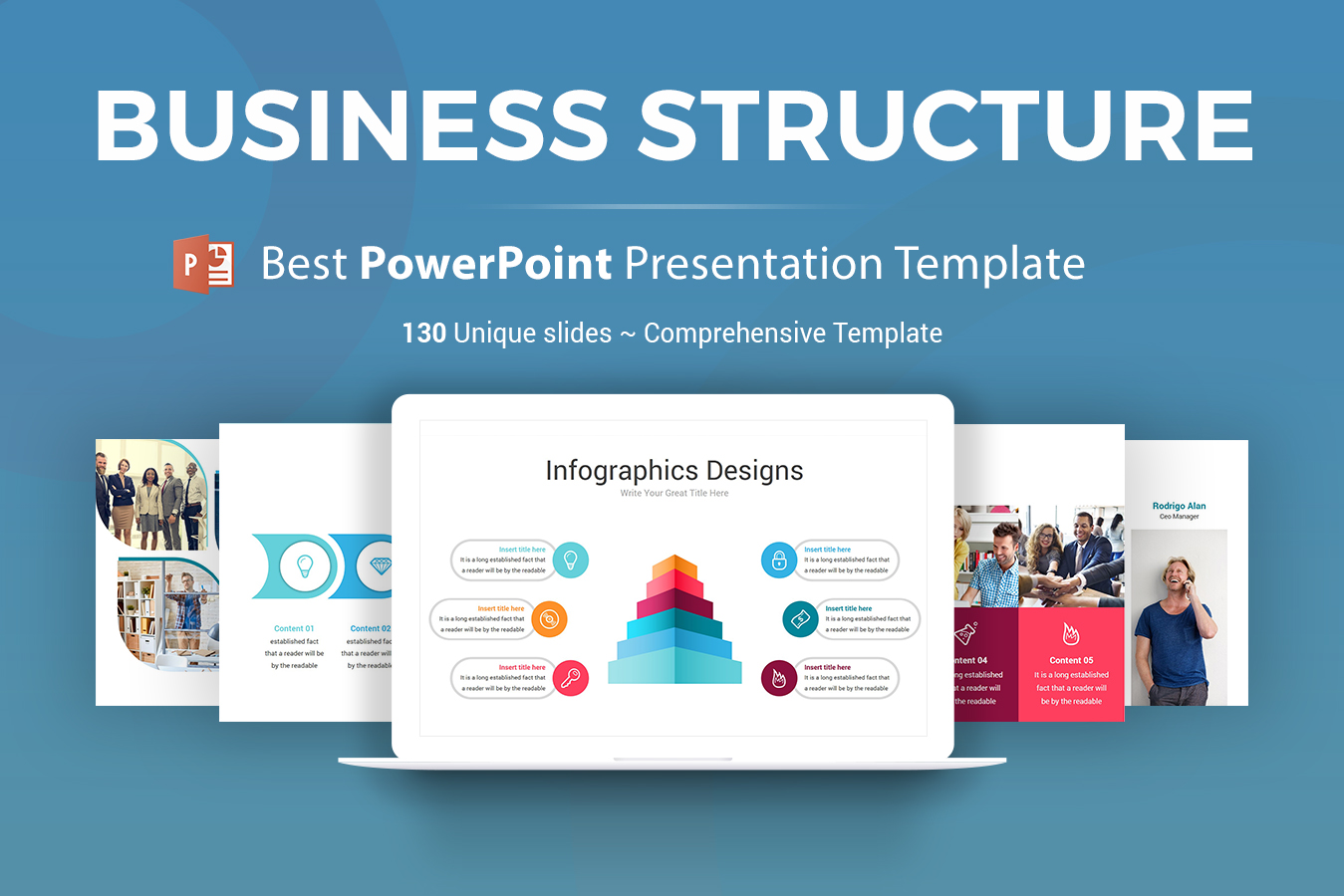 Business Structure PowerPoint template