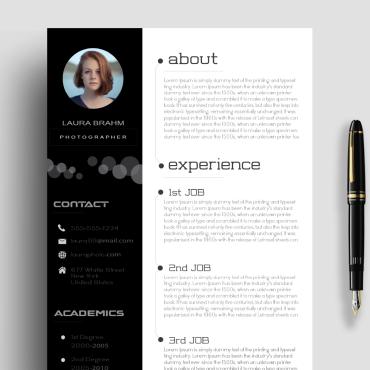 Templatecv Templatea4a4  156258