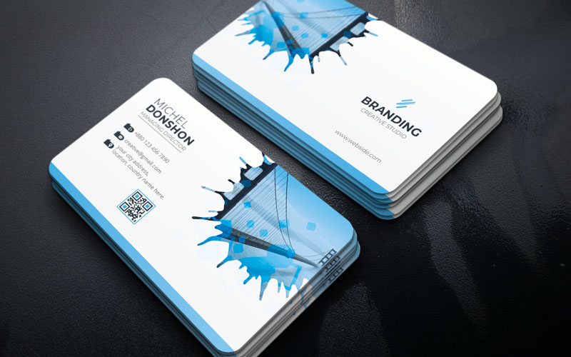 Michel Donshon - Creative Business Card - Corporate Identity Template