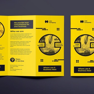 Trifold Template Corporate Identity 156322