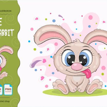 Hare Cute Vectors Templates 156362