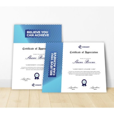 Achievement Acknowledgement Certificate Templates 156386