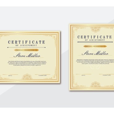Achievement Acknowledgement Certificate Templates 156393