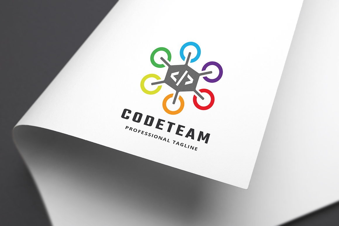 Code Team Logo Template